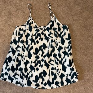 SHEIN Black and White Patterned Camisole